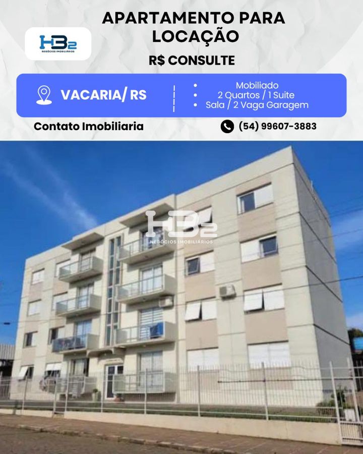 Apartamento com 3 quartos, Gertrudes - Vacaria - Apartamento em Gertrudes, Vacaria - HB2 NEGOCIOS IMOBILIARIOS LTDA