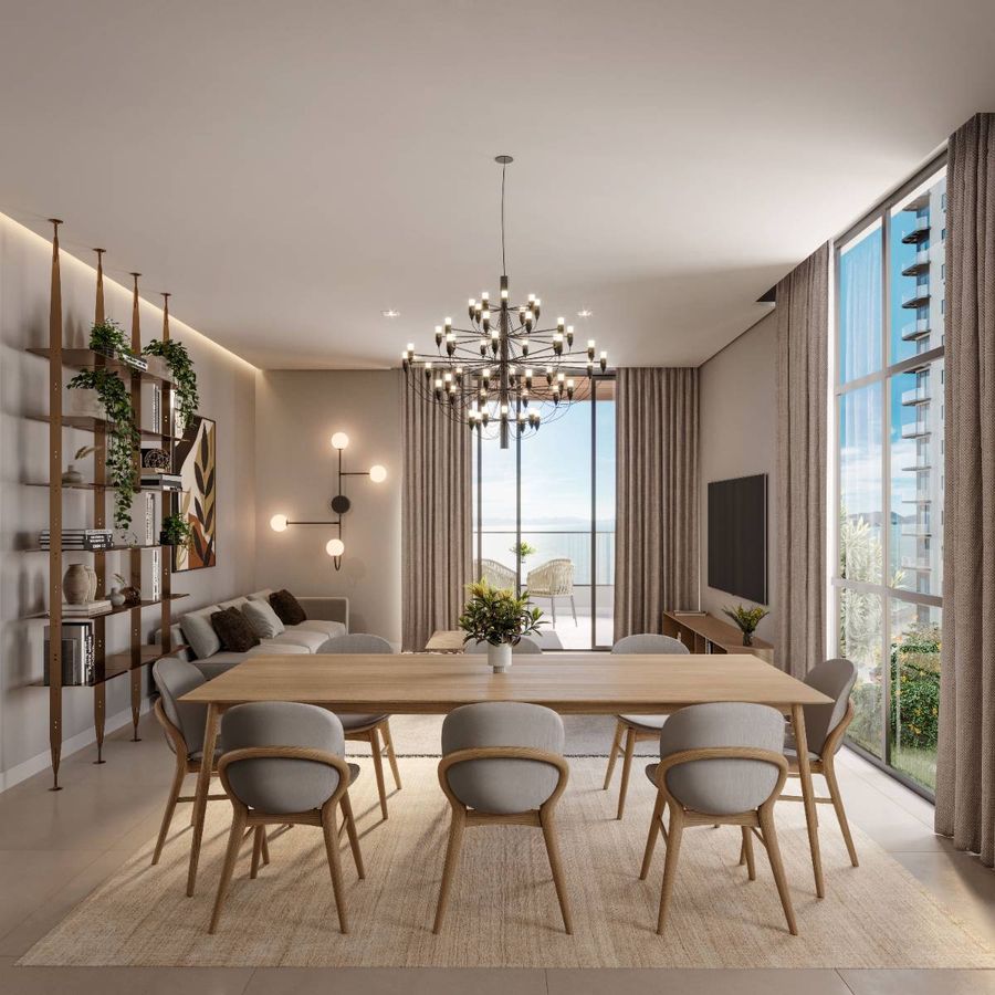 Blue forest - apartamento com 3 suítes e 2 vagas - perequê p