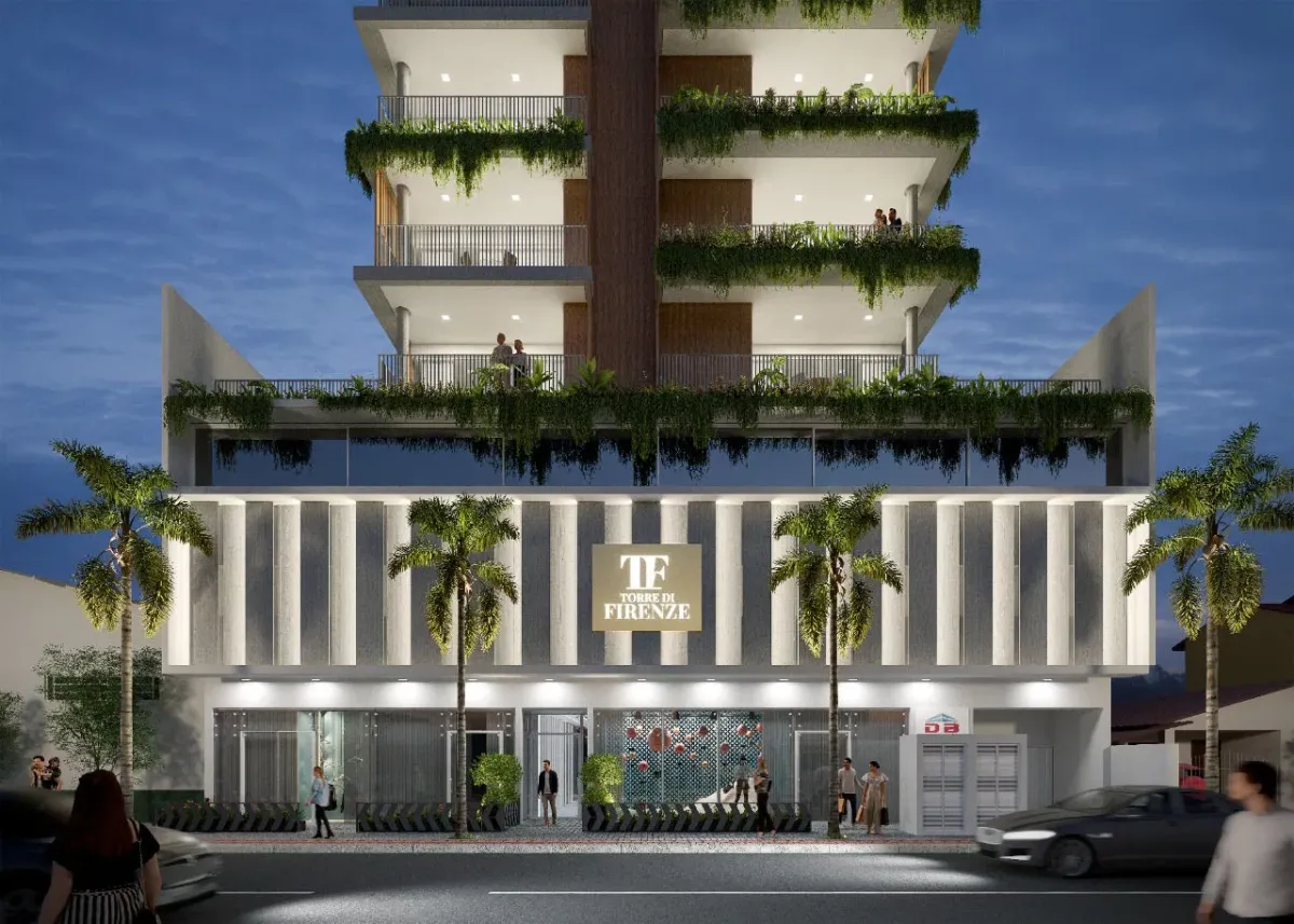 Torre di firenze - apartamentos com 3 suítes no centro de it