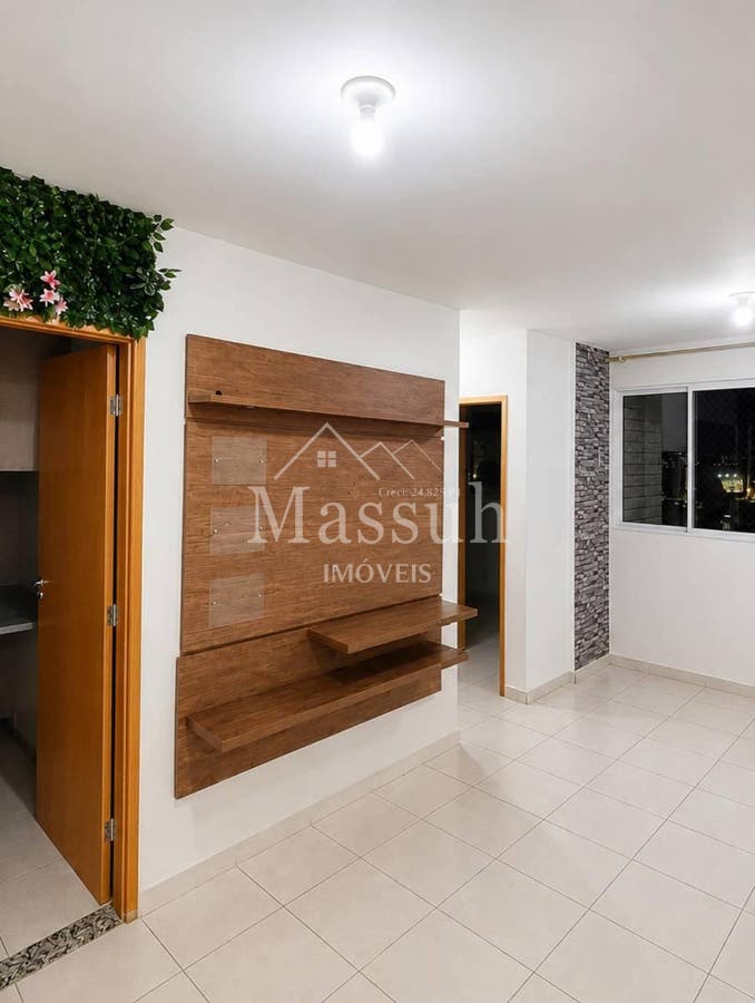 APARTAMENTO DE 2 QUARTOS COM ARMÁRIOS, FECHADURA ELETRÔNICA E VAGA COBERTA NO RESIDENCIAL SAFIRA – QS 517, SAMAMBAIA SUL - Apartamento em Samambaia Norte (Samambaia), Brasília - à venda - Massuh Imóveis