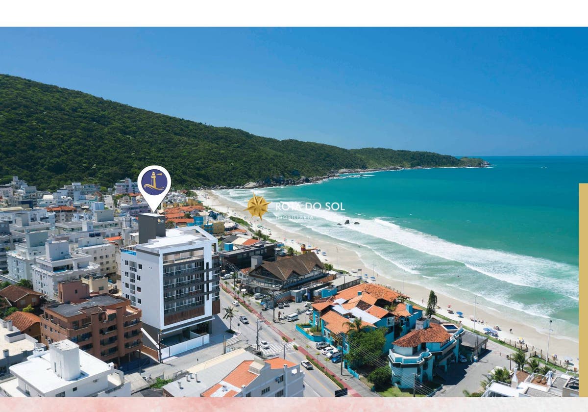 Farol de Bombas Apartamento 3 suítes novo vista mar Praia Bombas Bombinhas SC