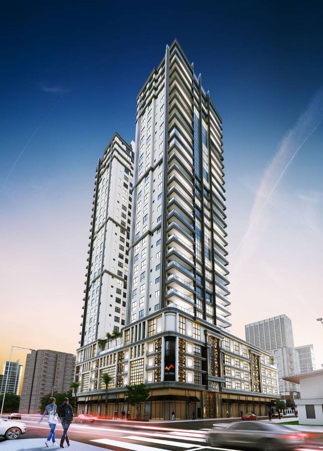 Wall street tower - apartamentos com 4 suítes na meia praia