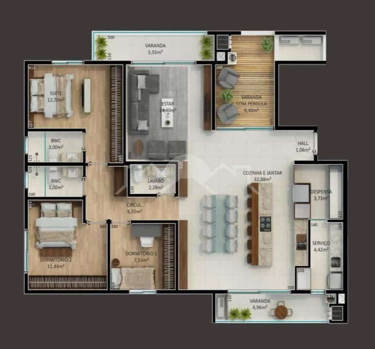 Apartamento, 2 quartos, 171 m² - Foto 22