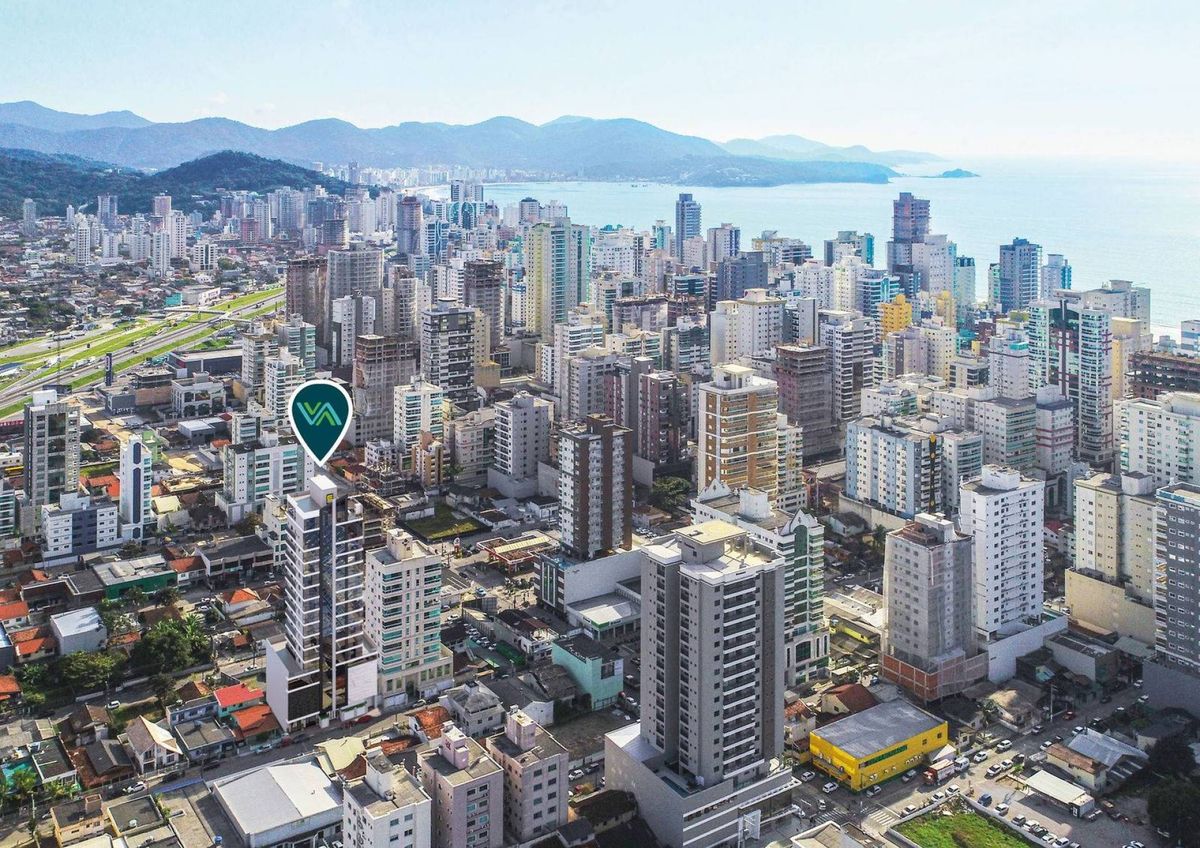 Edifício vivart - apartamentos na meia praia com 3 suítes