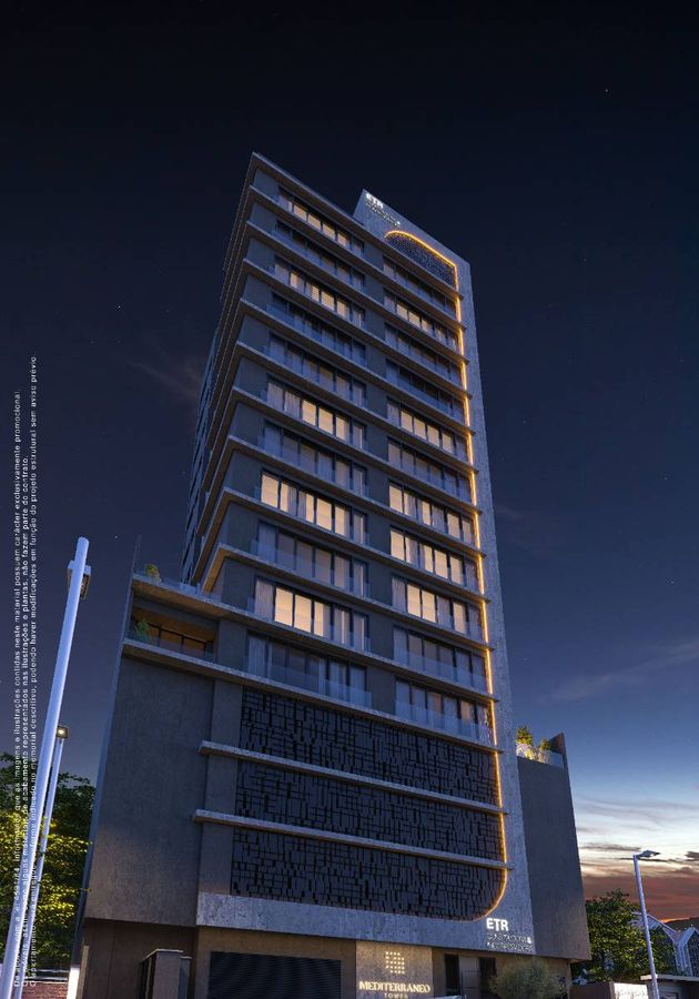 Mediterrâneo tower - apartamentos com 3 suítes na meia praia