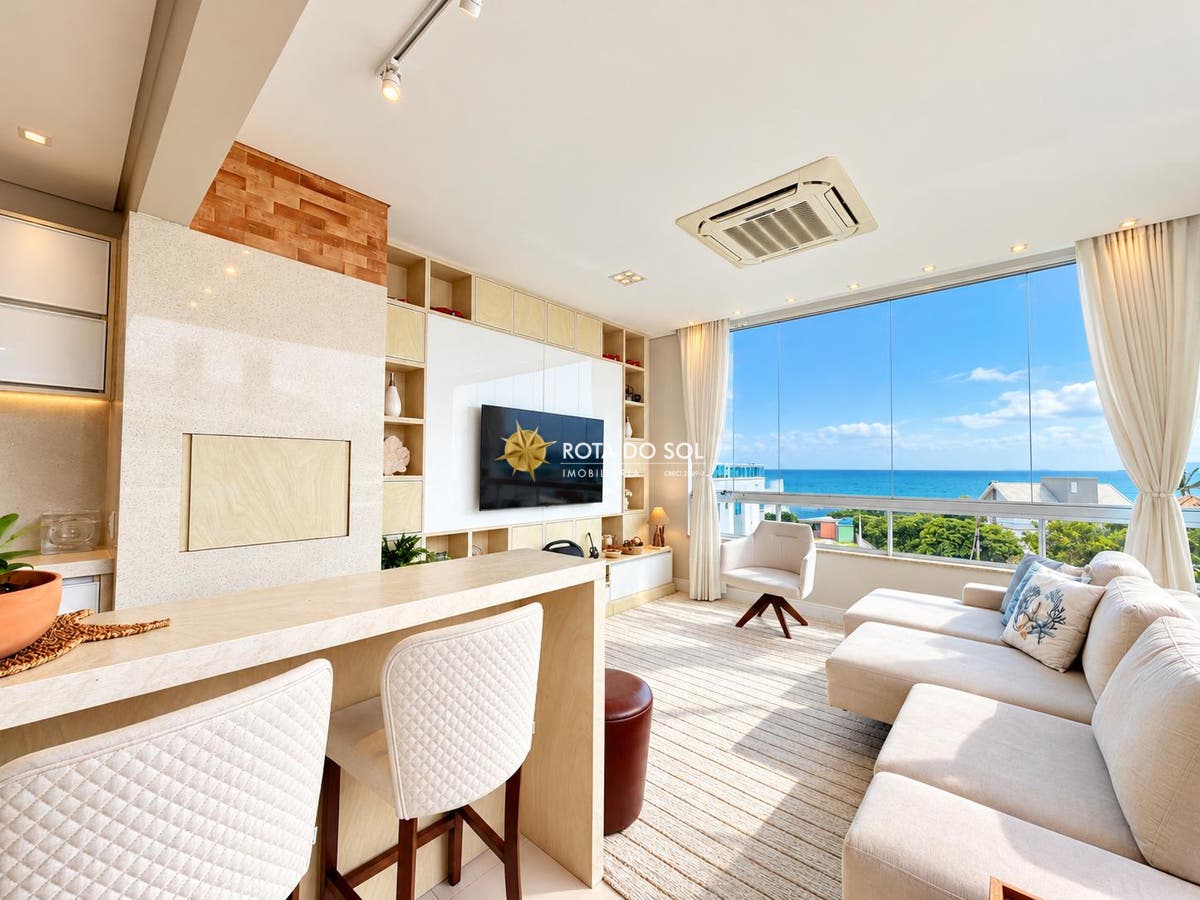 Los Roques Cobertura Vista mar decorada à venda Praia Mariscal Bombinhas SC — foto 9