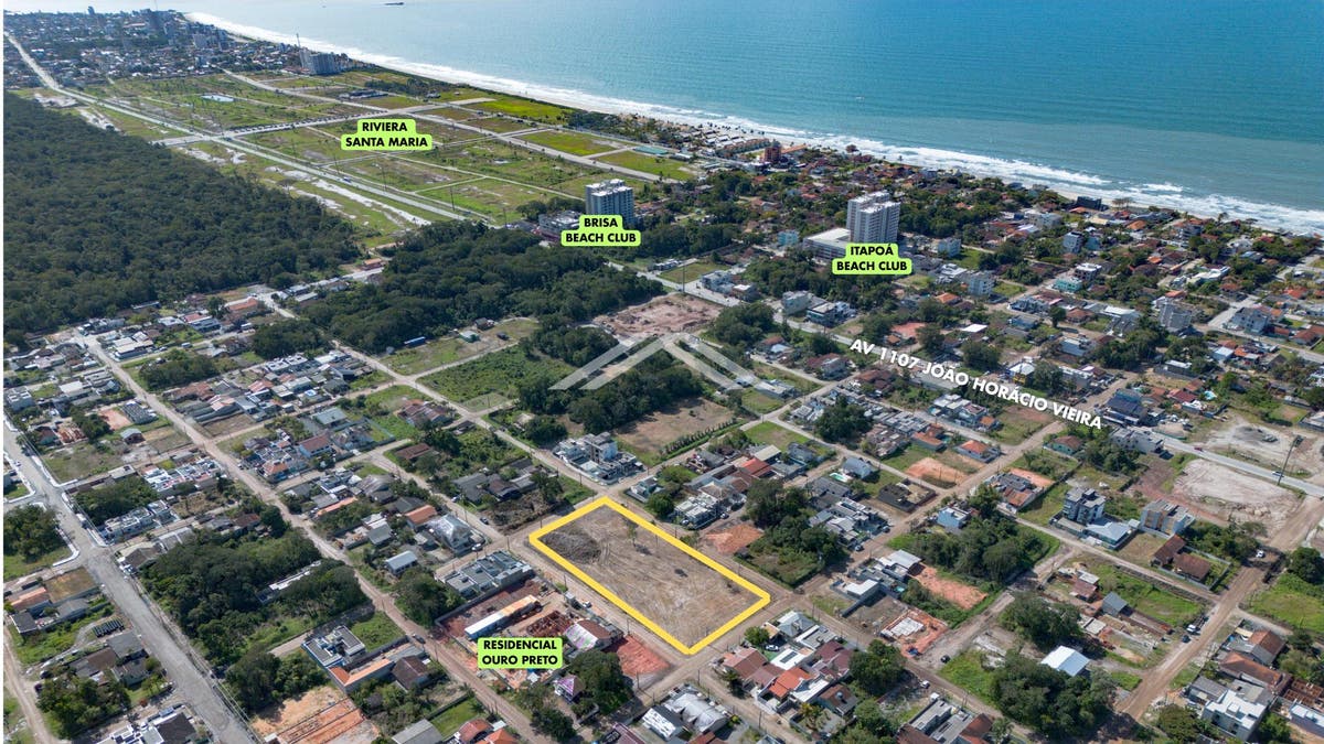 Quadra urbana completa para incorporação no centro em Itapoá, Santa Catarina - Área em Centro, Itapoá - à venda - Imobiliária Sperandio