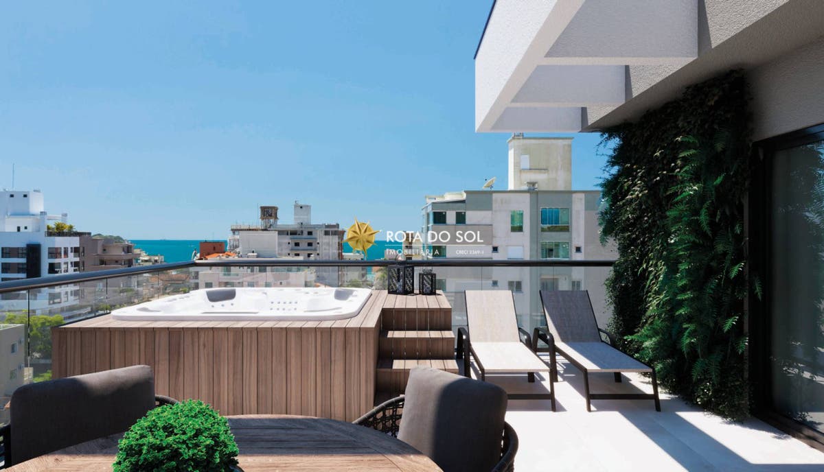 Gralha Azul Residence Cobertura nova 3 suítes à venda Praia Bombas Bombinhas SC