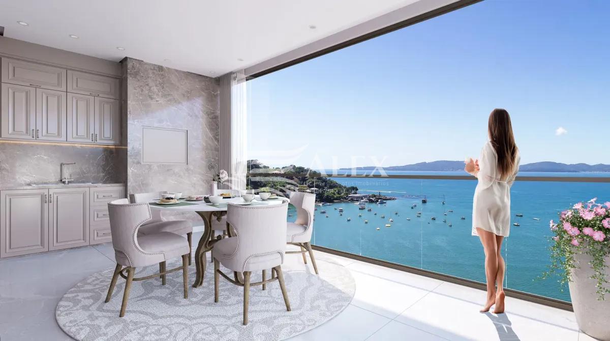 George vi residencial- apartamento frente mar com 4 suítes n