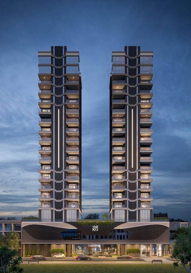 Half residencie - apartamento no coração de meia praia com 0