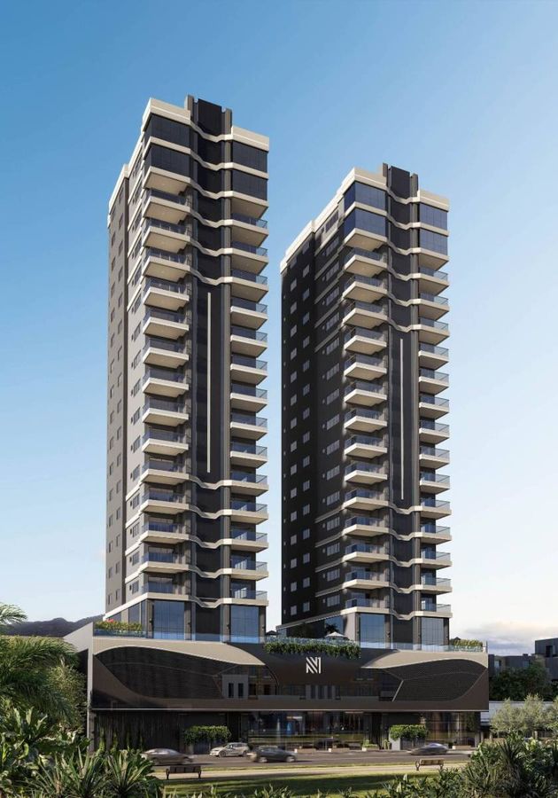 Half residencie - apartamento no coração de meia praia com 0