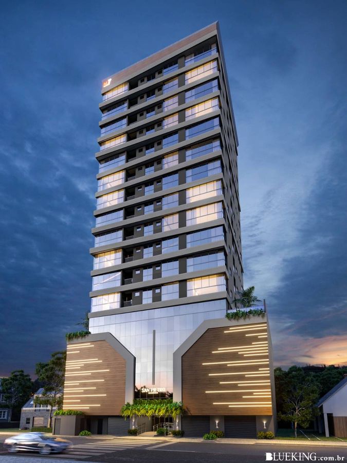 San pietro residence - apartamento no perequê com 2 suítes