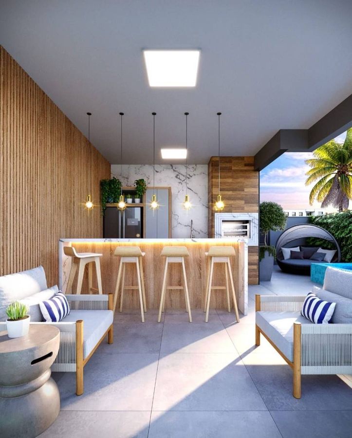 Garden residence - apartamentos com 3 suítes na meia praia