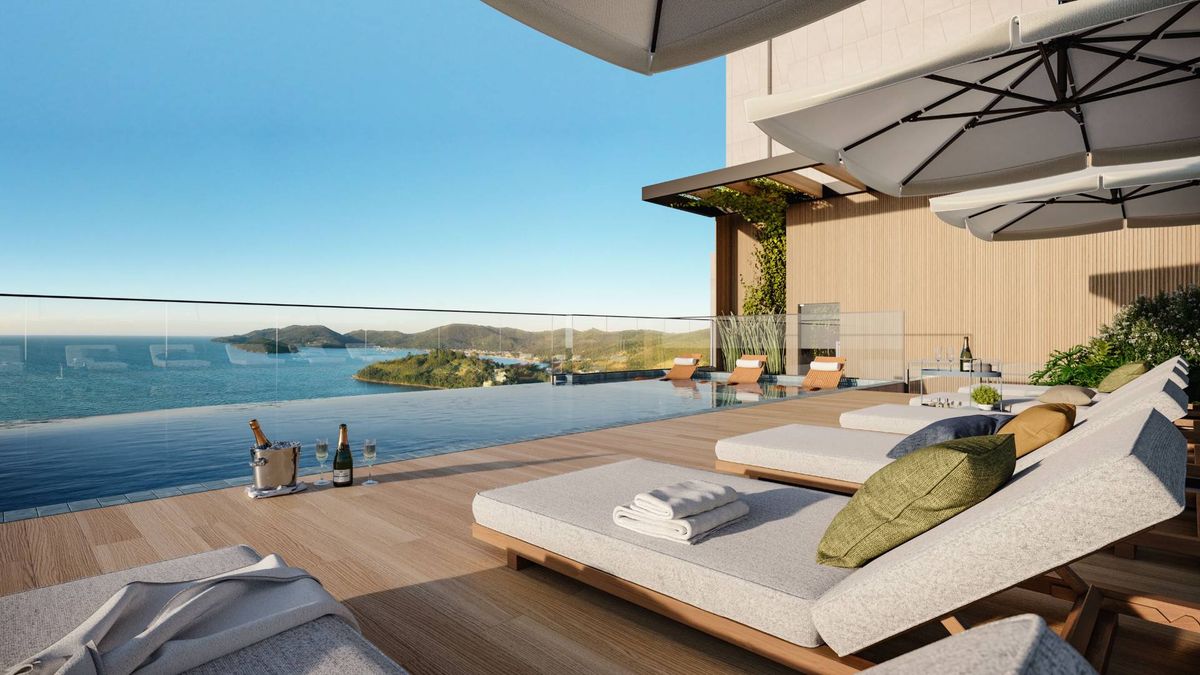 Blue forest - apartamento com 3 suítes e 2 vagas - perequê p