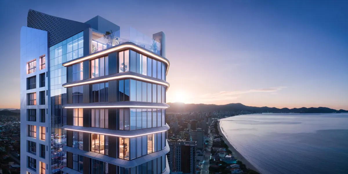 Maestria by seger - frente mar com 04 suítes em balneário pe