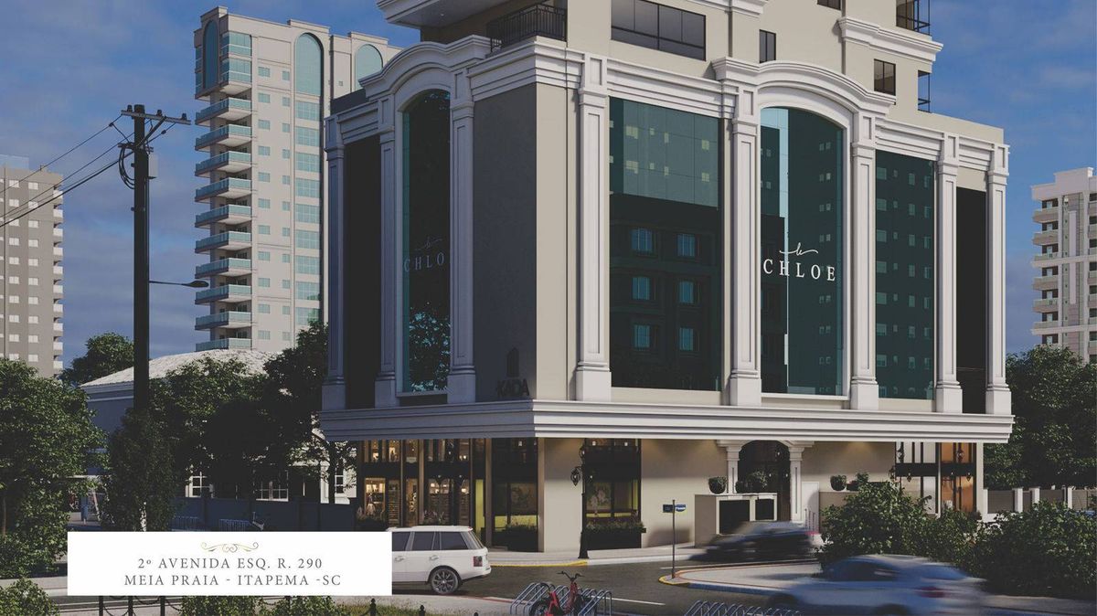Le chloe - apartamentos com 4 suítes na meia praia