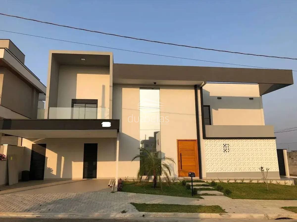 Linda Casa Moderna à Venda no Condomínio Reserva Rudá em SJC - Casa de Condomínio em Loteamento Floresta, São José dos Campos - à venda - Duabelas Imobiliária