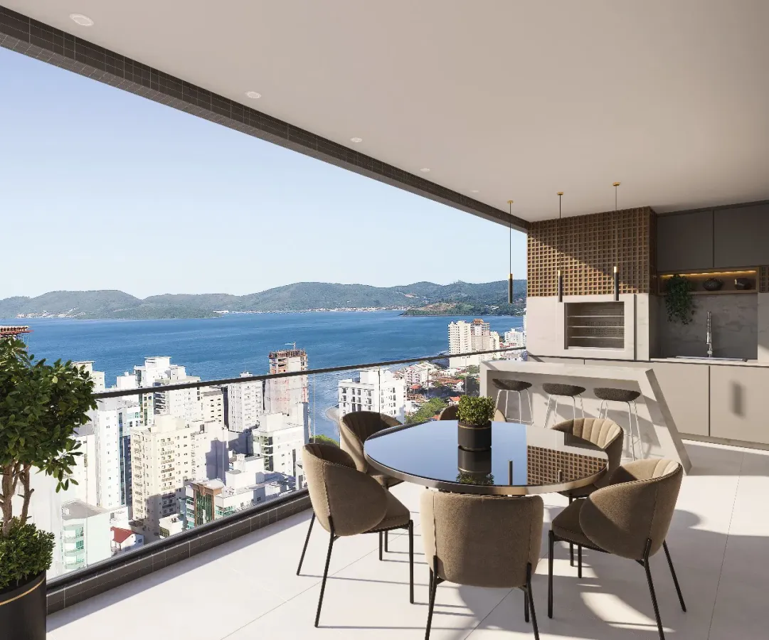 Miraggio del mare - apartamentos na meia praia com 3 suítes