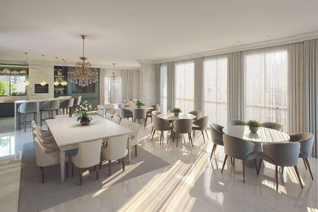 Berilo palace residence - apartamento com 4 suítes na meia p