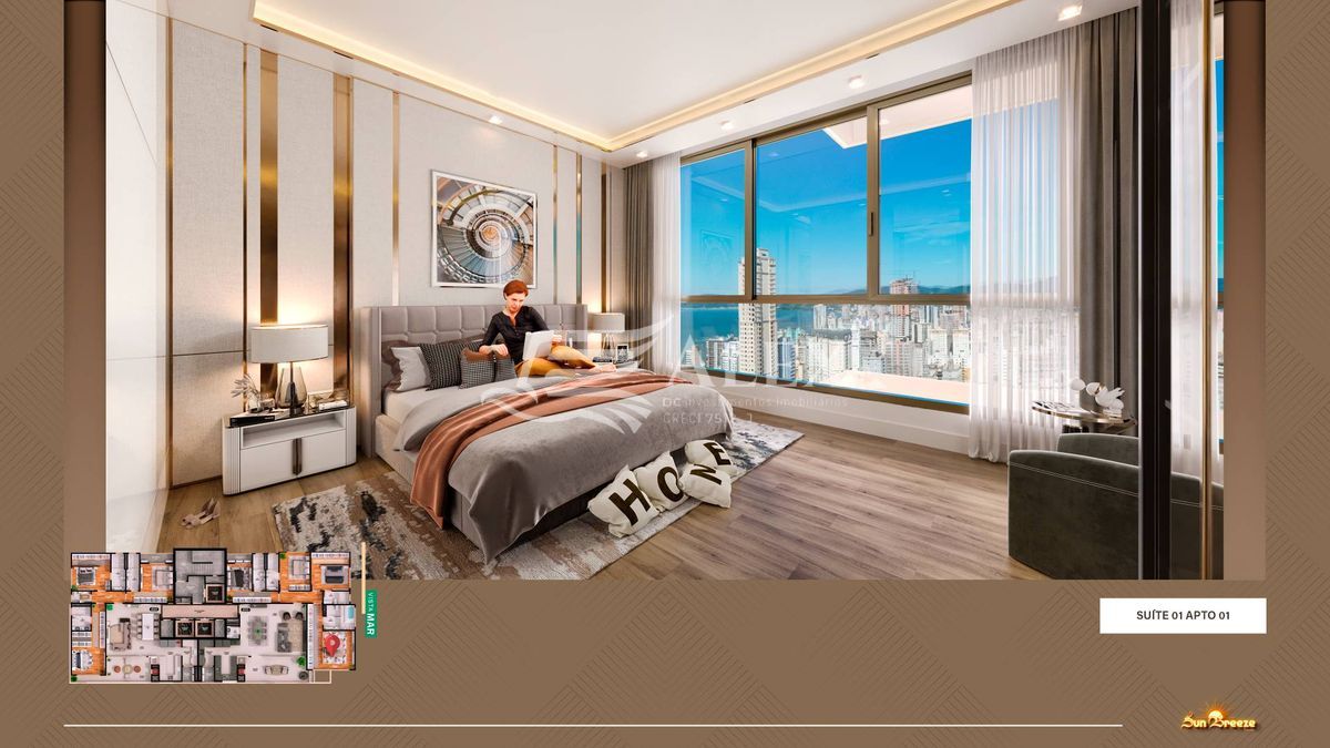 Sun breeze - apartamentos com 3 suítes com 2 vagas de garage