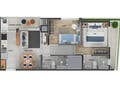 Planta 03 - 2 dorm 49 58m²