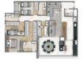 Planta 06 - 4 dorm 125m² - opção