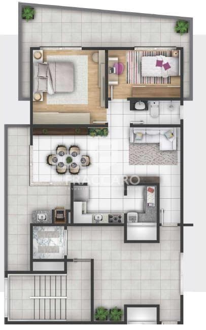 Apartamento à venda em Oficinas, Ponta Grossa — Portal Chave Fácil