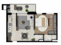 Unidade 65 m² - Flex 2