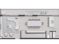 Planta 10 - 3 dorm 183,09m² - cobertura duplex - inferior