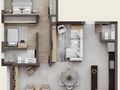 Planta 01 - 2 dorm 124m²