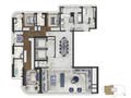 Planta 02 - 4 dorm 246,80m² - opção 1