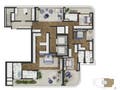 Planta 10 - 4 dorm 591,50m² - cobertura duplex - inferior