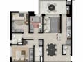 Unidade 89 m² - Padrão
