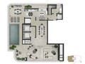 Planta 09 - 4 dorm 516,40m² - cobertura duplex - superior