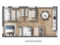 Planta 03 - 3 dorm 53m² - opção