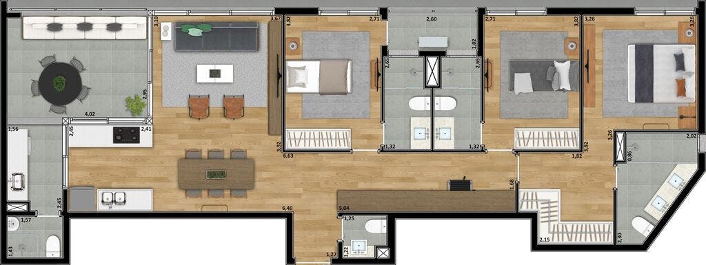 Apartamento, 3 quartos, 106 m² - Foto 17