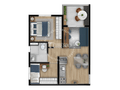 Planta 04 - 2 dorm 40,81m²