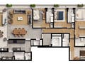 Planta 01 - 4 dorm 205m²