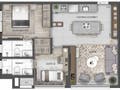 Planta 04 - 2 dorm 62m² - opção