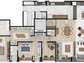 Planta 03 - 3 dorm 194m² - opção 2