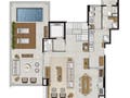 Planta 06 - 4 dorm 295m² - cobertura duplex - superior