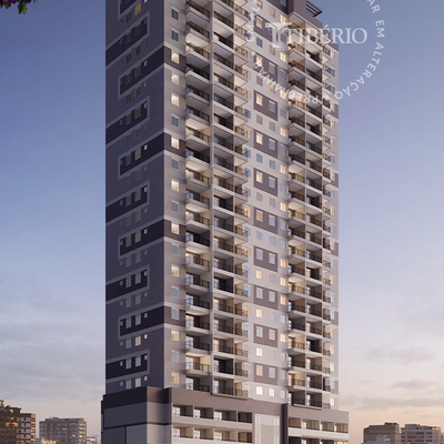 Arranha-céu modernista de vários andares