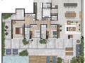 Planta 12 - 3 dorm 370m² - garden