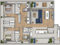 Planta 08 - 4 dorm 198 16m²