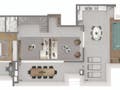 Planta 18 - 3 dorm 358m² - cobertura duplex - superior
