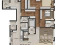 Planta 03 - 3 dorm 244m² - opção