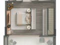 Planta 26 - 1 dorm 93m2 - duplex - superior