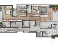 Planta 06 - 4 dorm 350m² - cobertura duplex - inferior