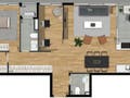 Planta 07 - 2 dorm 116 47m² - opção