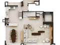 Planta 03 - 3 dorm 213,31m² - duplex - inferior